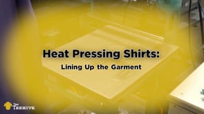 Heat Pressing Shirts : Alignment Tips