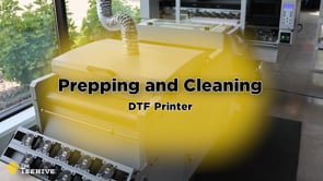 Prepping and Cleaning the DTF printer