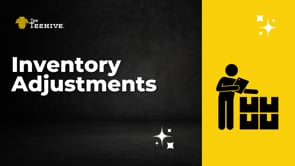 Inventory Adjustments: Tutorial